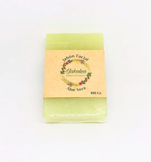 Jabon Facial de Aloe Vera 100 gr Llakolen